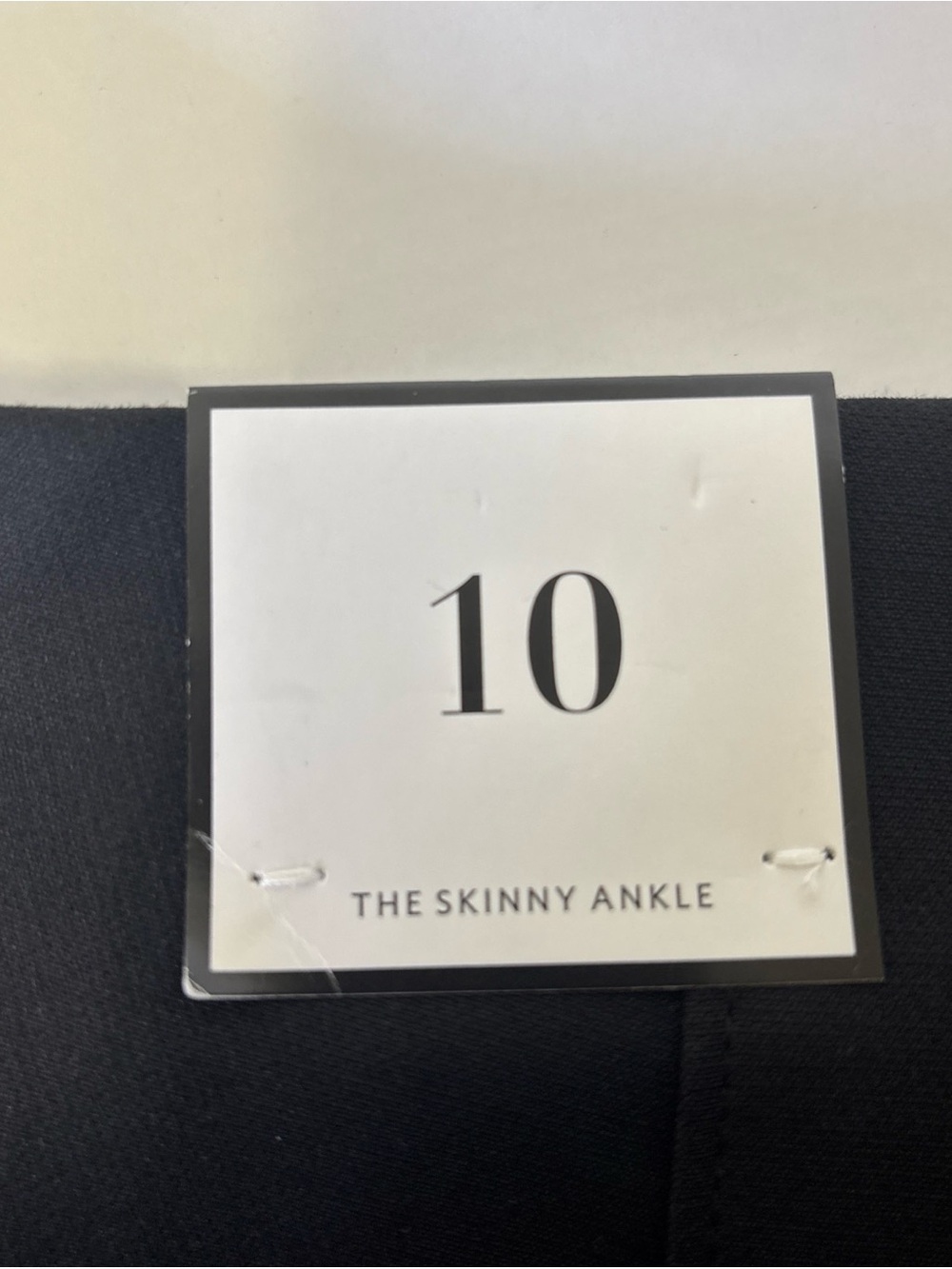 White House Black Market Black The Skinny Ankle Pants. New with Tags. Size 10R. - Picture 11 of 11